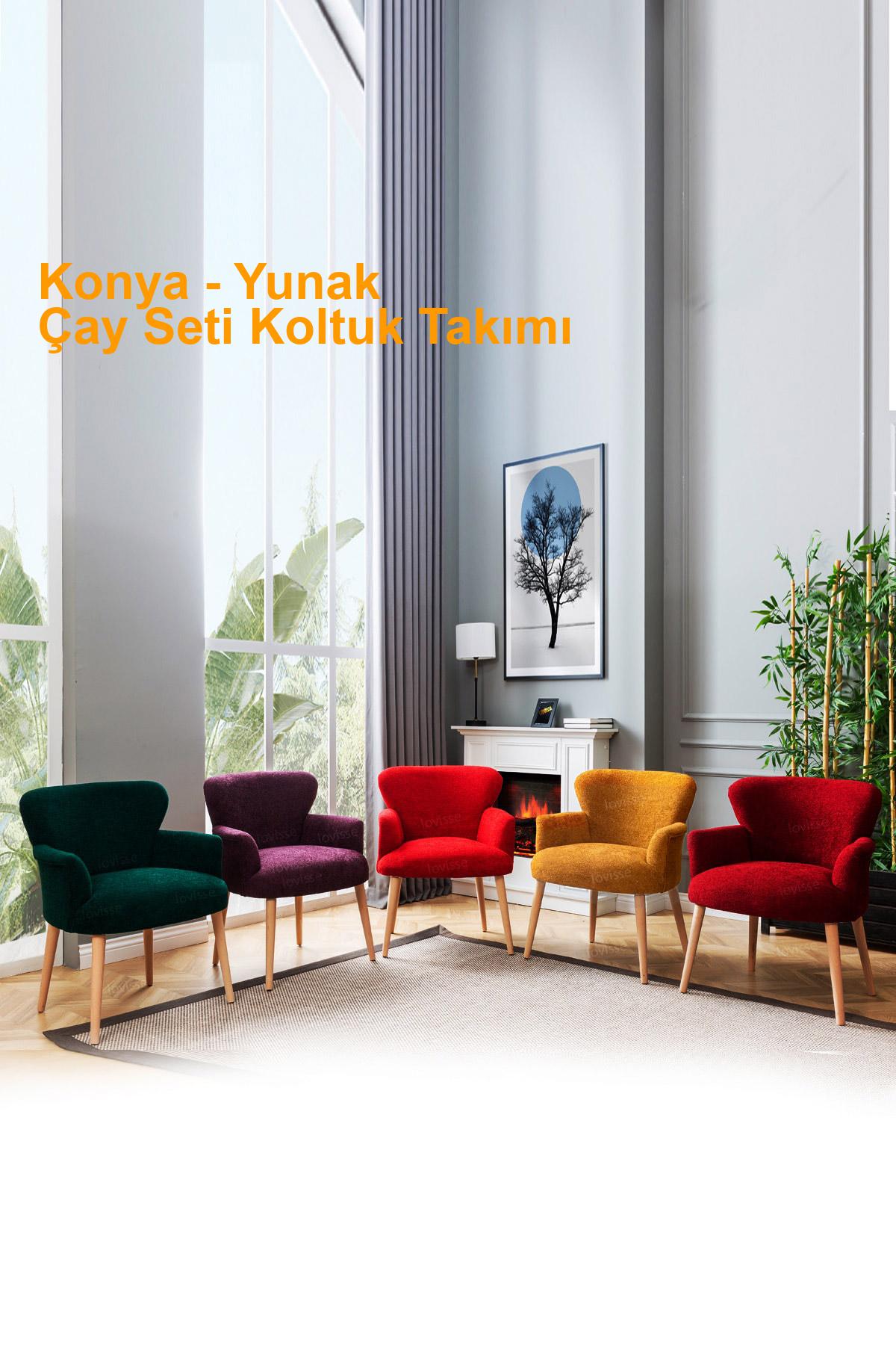 Konya Yunak çayseti koltuk